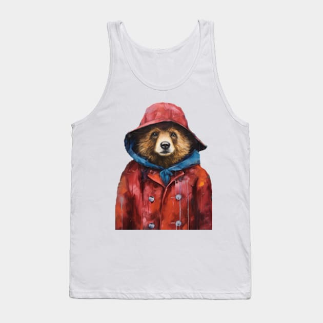 Funky Paddington Bear Tank Top by Kit'sEmporium